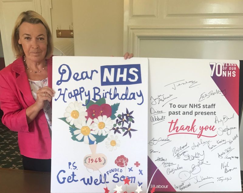 Barbara celebrates the NHS at 70
