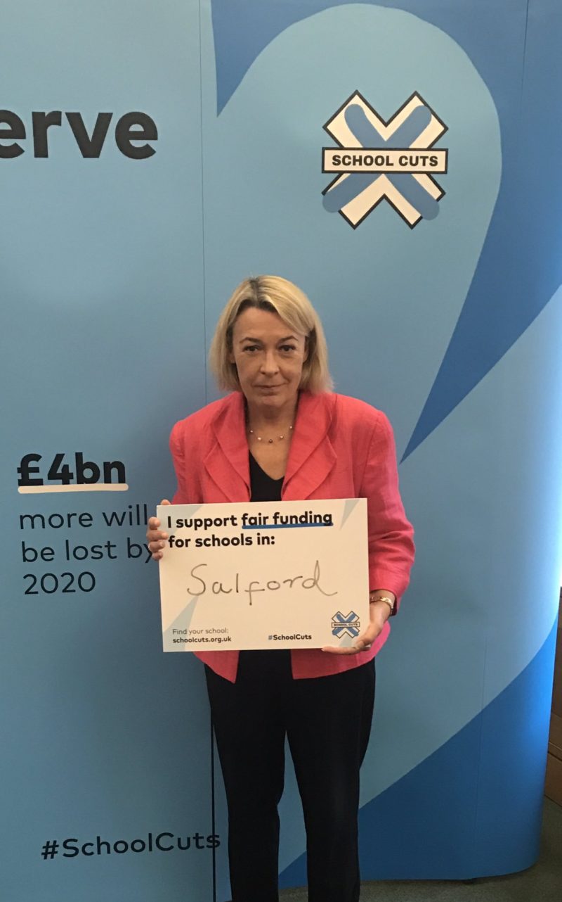 Barbara supports Fair Funding for schools in Salford